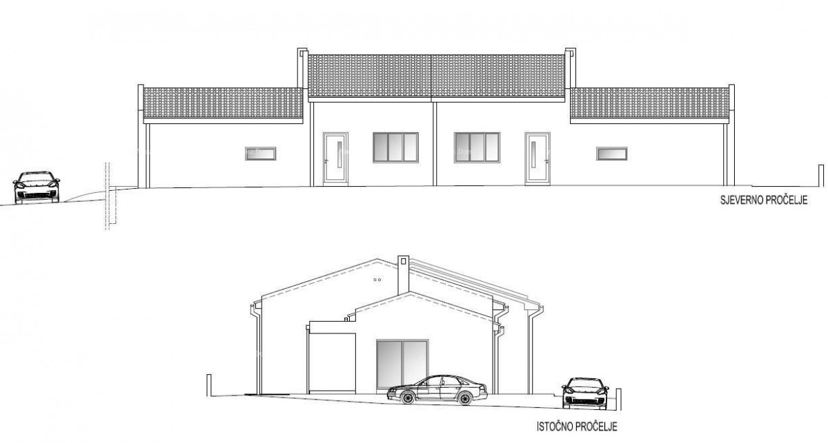 Moderna dupleks vila z bazenom naprodaj, Kožljani, Barban! 2