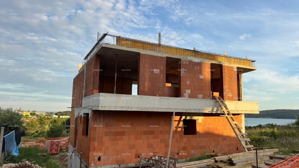 Mukalba, Medulin, Prodaja kuće u roh-bau fazi s pogledom na more 13