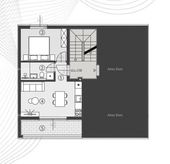Продажа квартир в новом жилом комплексе, Штиньян! 15B 10