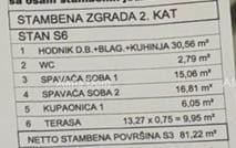 Novigrad – Novogradnja, stan 81.22m² s terasom od 13 m². 3