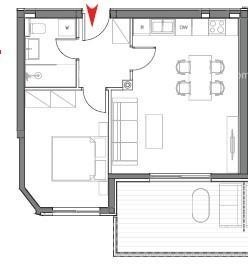 UMAG – New Construction! Apartment in a Modern Residential Complex, 1-08 8