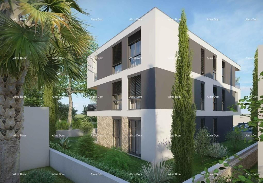 Dvosoban stan z velikim vrtom 100 metrov do obale. 7