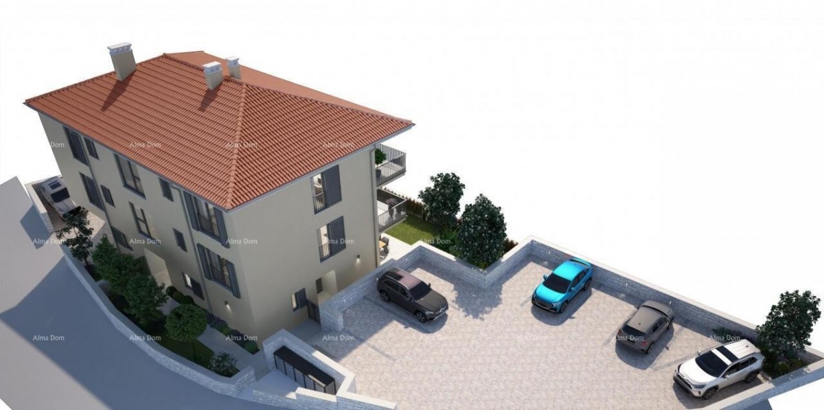 GRADBENIŠKO ZEMLJIŠČE S DOVOLJENJEM ZA GRADNJO 6 LUKSUZNIH APARTMAJEV – KAŠTEL 6