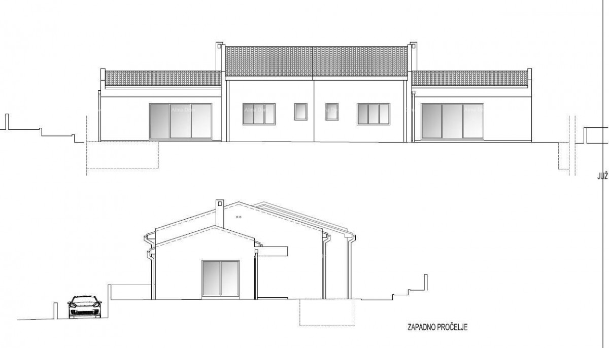 Moderna villa duplex con piscina in vendita, Kožljani, Barban! 1
