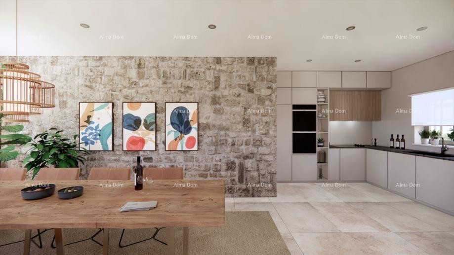 Продажа - комбинированный участок с идеальным проектом и видом на море, Грожнян! 5