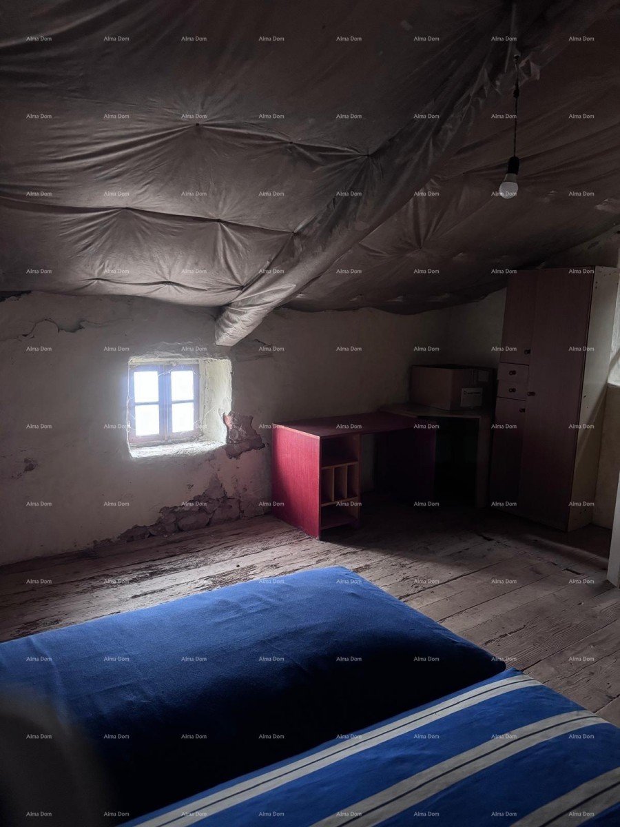 Istarska kamena kuća za renovaciju. Općina Lovrećica. 21