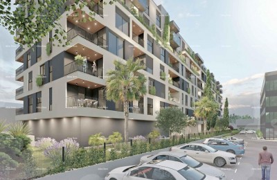 Pula, Kaštanjer. Višestambena, moderna zgrada s liftom, blizu centra.