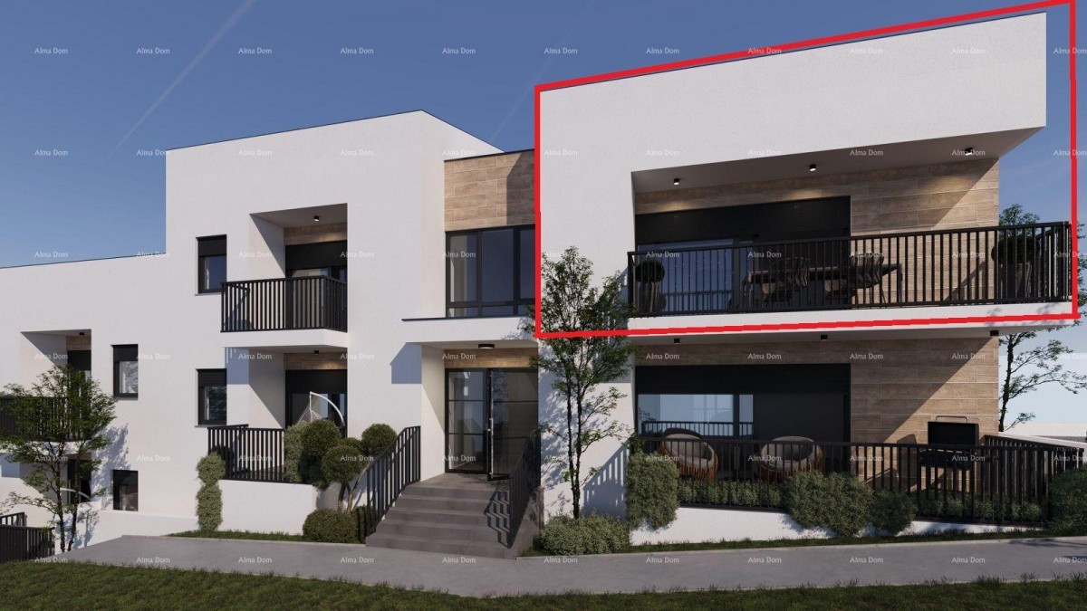 ŽMINJ – moderan stan na katu s terasom (Stan E) 2