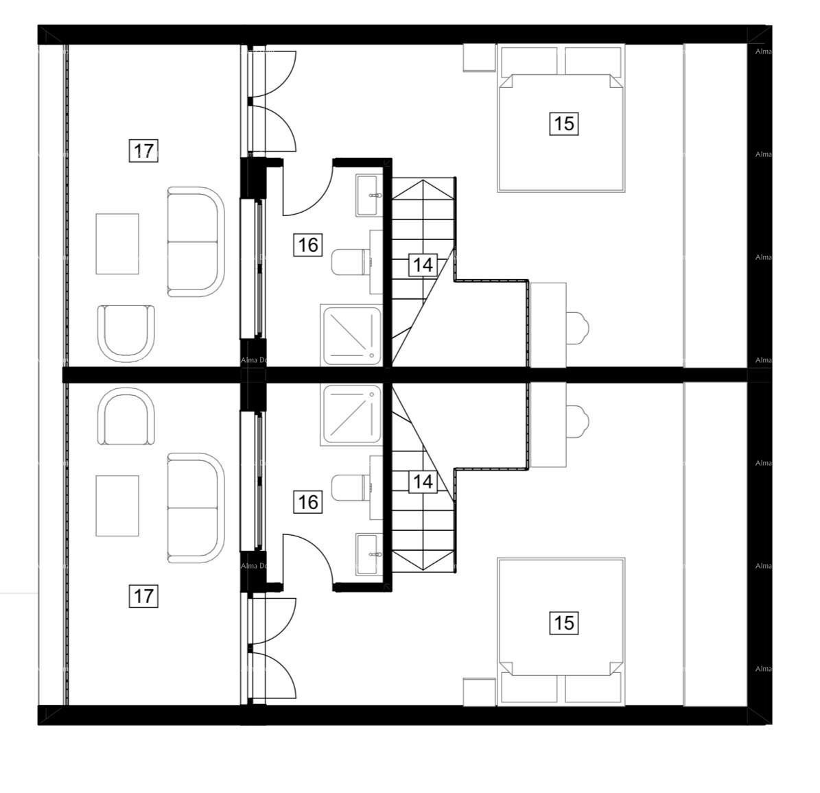 Spacious and Modern Living Across Two Floors, nova Vas! 10