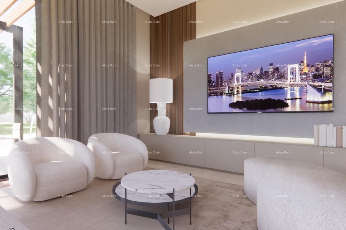 Ville di lusso in vendita, design moderno con piscine, dintorni di Dignano! VA 7