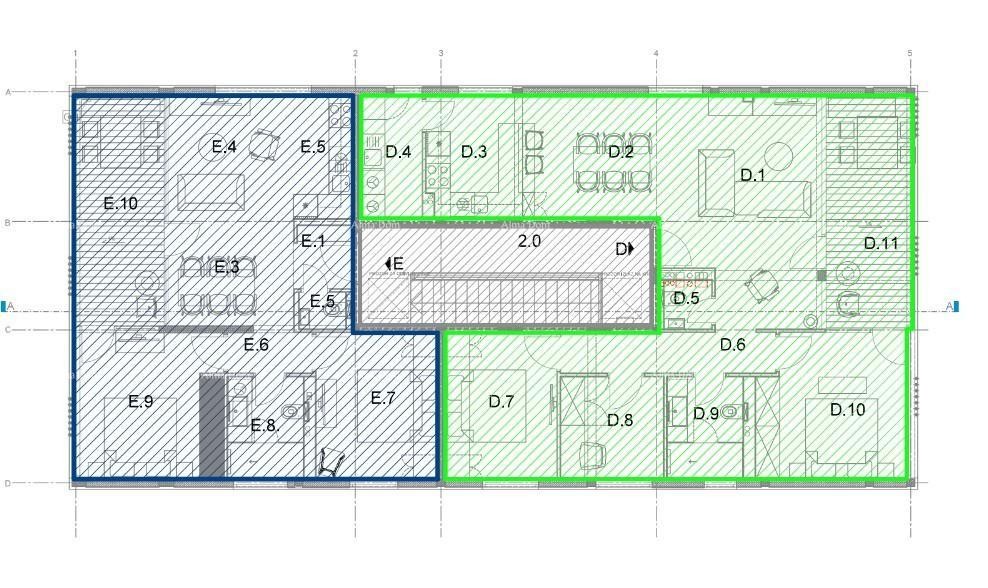 Prodaja stanovanja v novem, modernem stanovanjskem kompleksu, Rovinj B4/SD 3