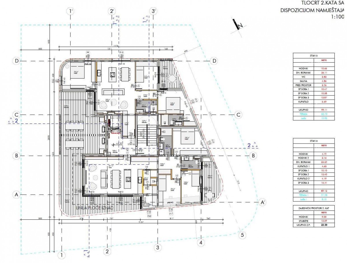 Apartments for sale in a new project, Umag 4