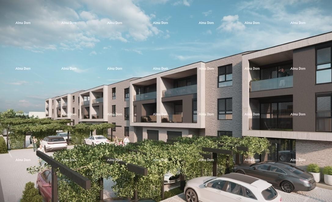 Novogradnja! Prodaje se stan s dvije spavaće sobe i dva parkirna mjesta, Pula, Valdebek 3