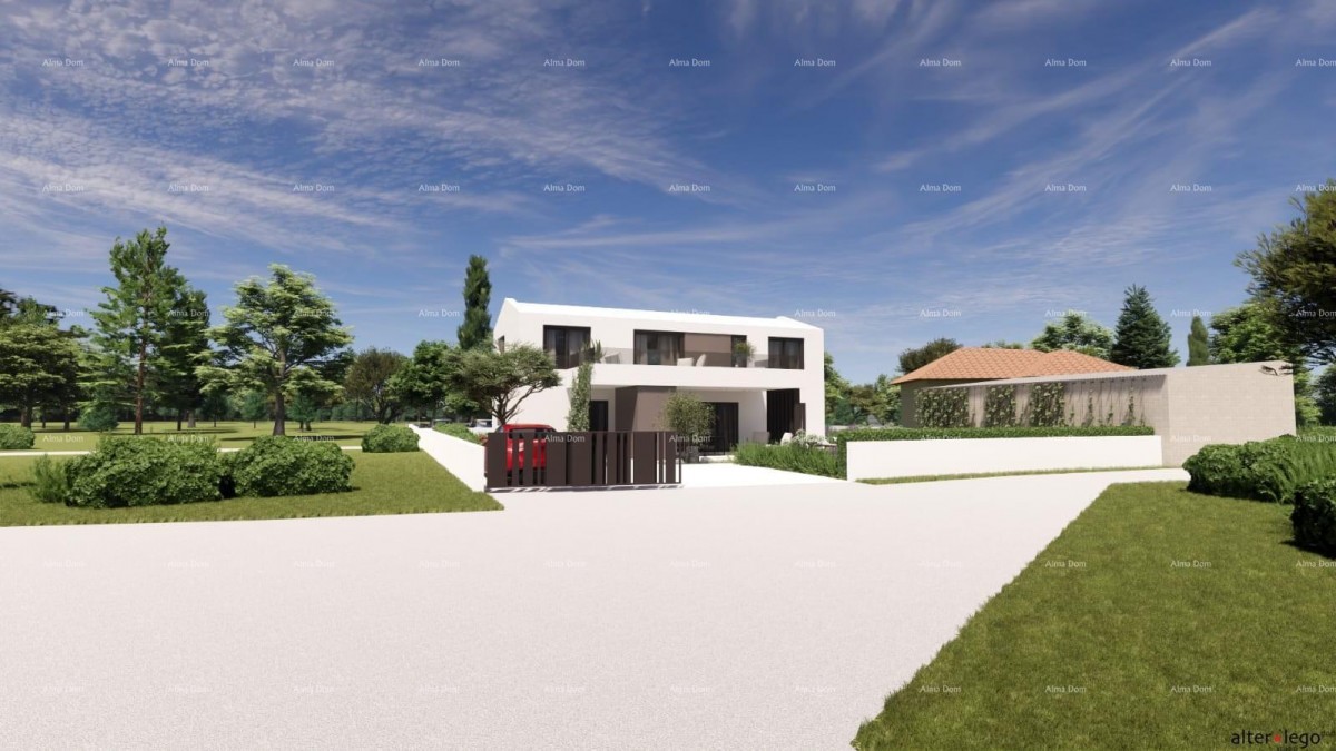 Vendita di terreni con permesso di costruzione e progetto, nei dintorni di Vodnjan! 14