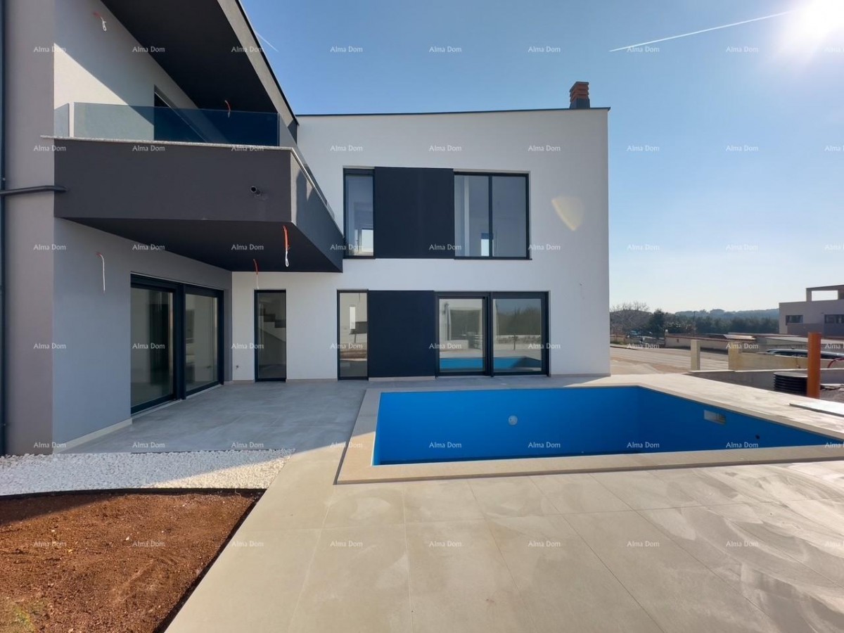 1 km do centra Medulina. Prodaja nove hiše s bazenom na odlični lokaciji, blizu morja! 3