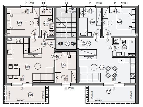 ŠTINJAN – NUOVA COSTRUZIONE VICINO AL MARE E ALLA CITTÀ. Appartamento C Edificio A 5