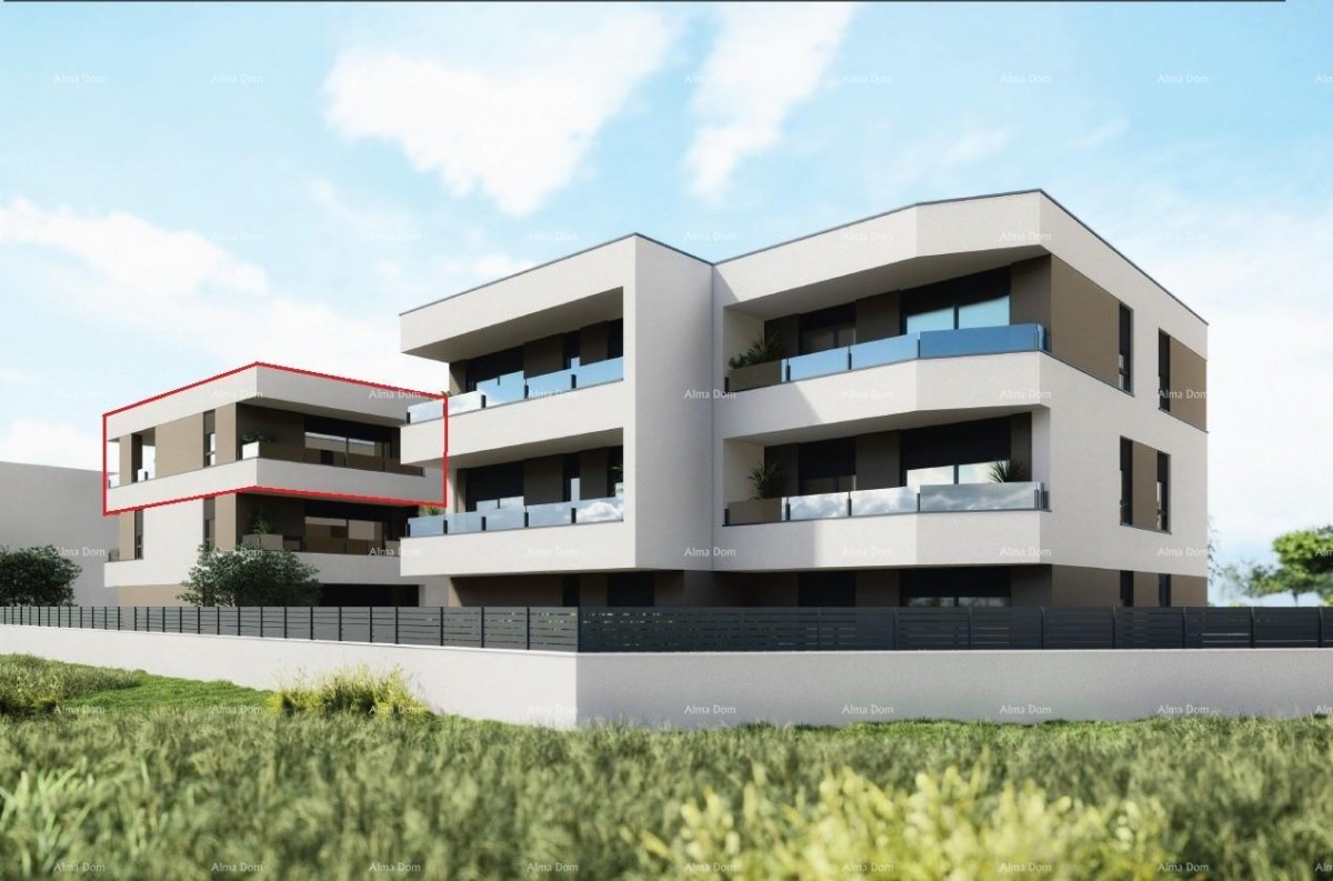 PULA, Valdebek - Prostrani stan u za prodaju, 2 terase, novogradnja / B4 5