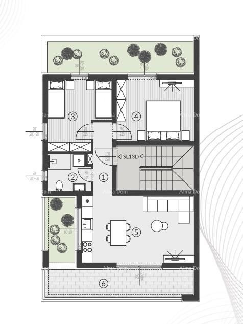 Продажа квартир в новом жилом комплексе, Штиньян! 13D 10
