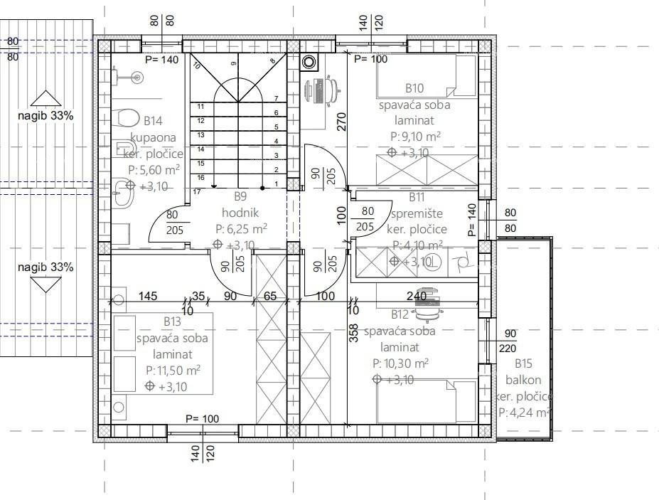 Новая постройка: двойной дом в Каштеле 5