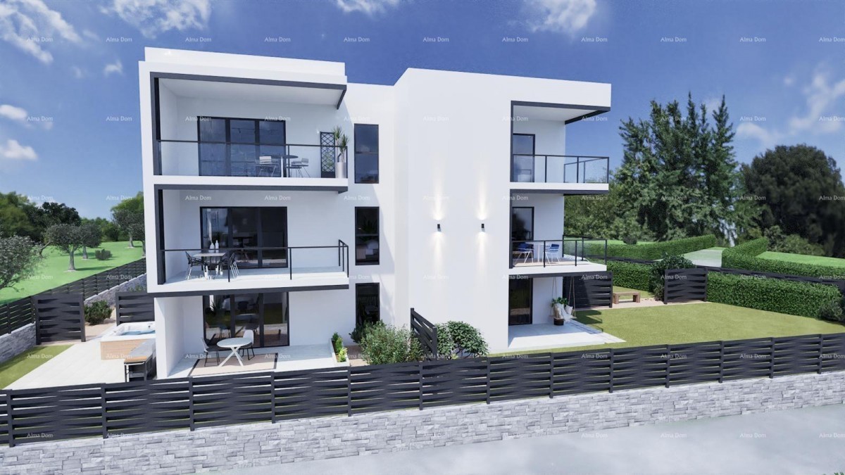 Vendita di appartamenti con vista mare e posti auto, in un nuovo progetto residenziale, Peroj! 9