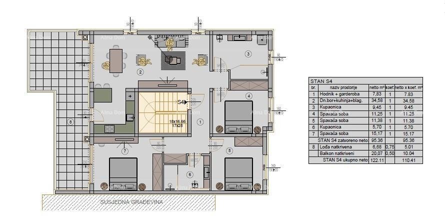 Novi stanovanjski projekt na odlični lokaciji; Pula! S4, Z6 7