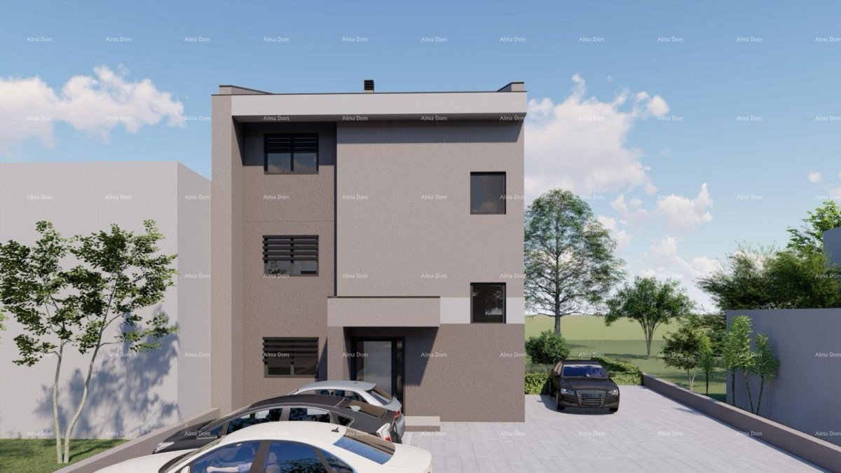 Novi projekt – stan u Valbandonu, 650 m od mora. Novogradnja. 6