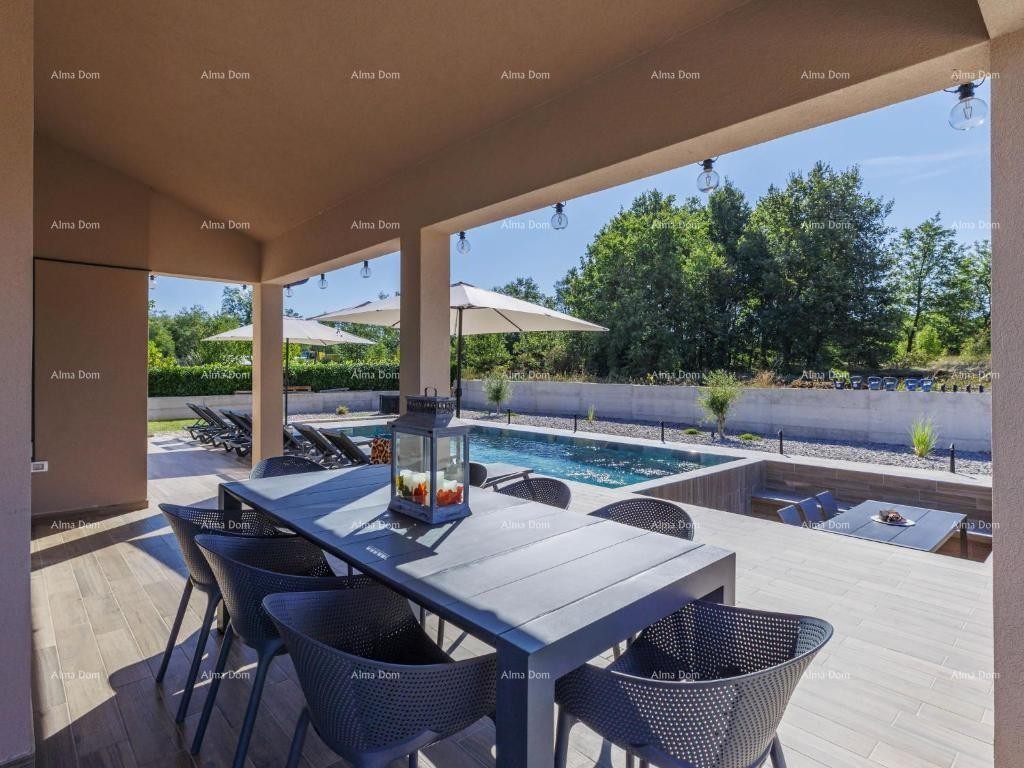 In vendita villa di lusso con piscina in un'oasi verde nei dintorni di Labin 14