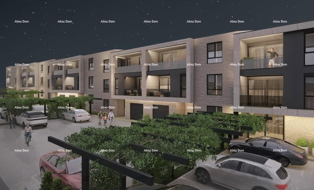 Novogradnja! Prodaje se stan s dvije spavaće sobe i dva parkirna mjesta, Pula, Valdebek 4