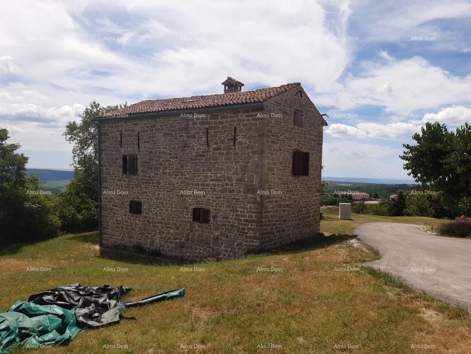 Autentična kamena kuća s pogledom na more – Buje 1