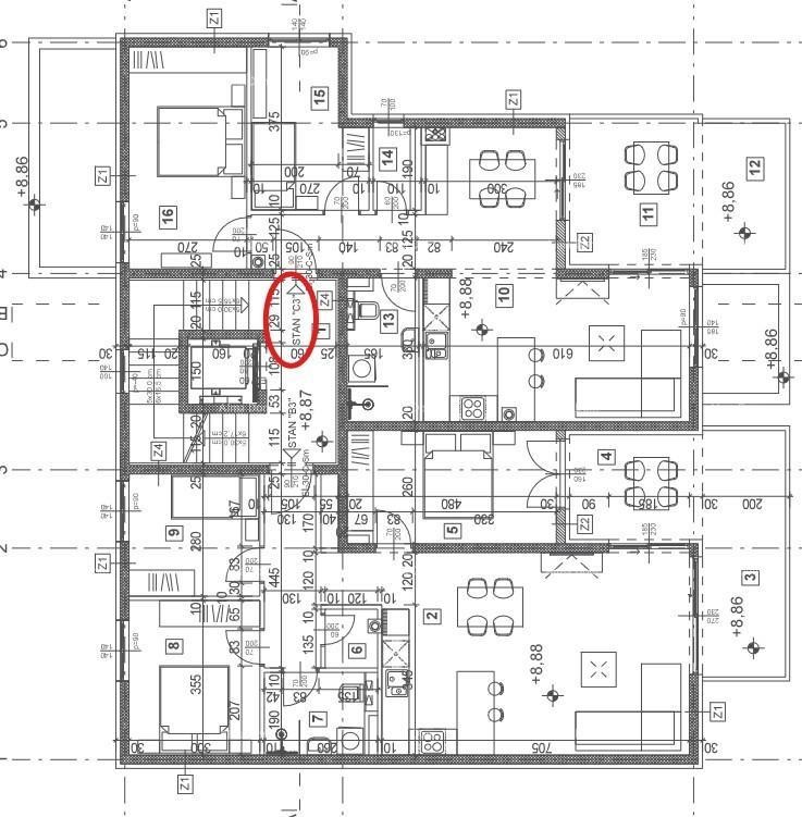 Sale of apartments in modern new construction with parking space and storage, Vabriga, Poreč! C3-V2 5