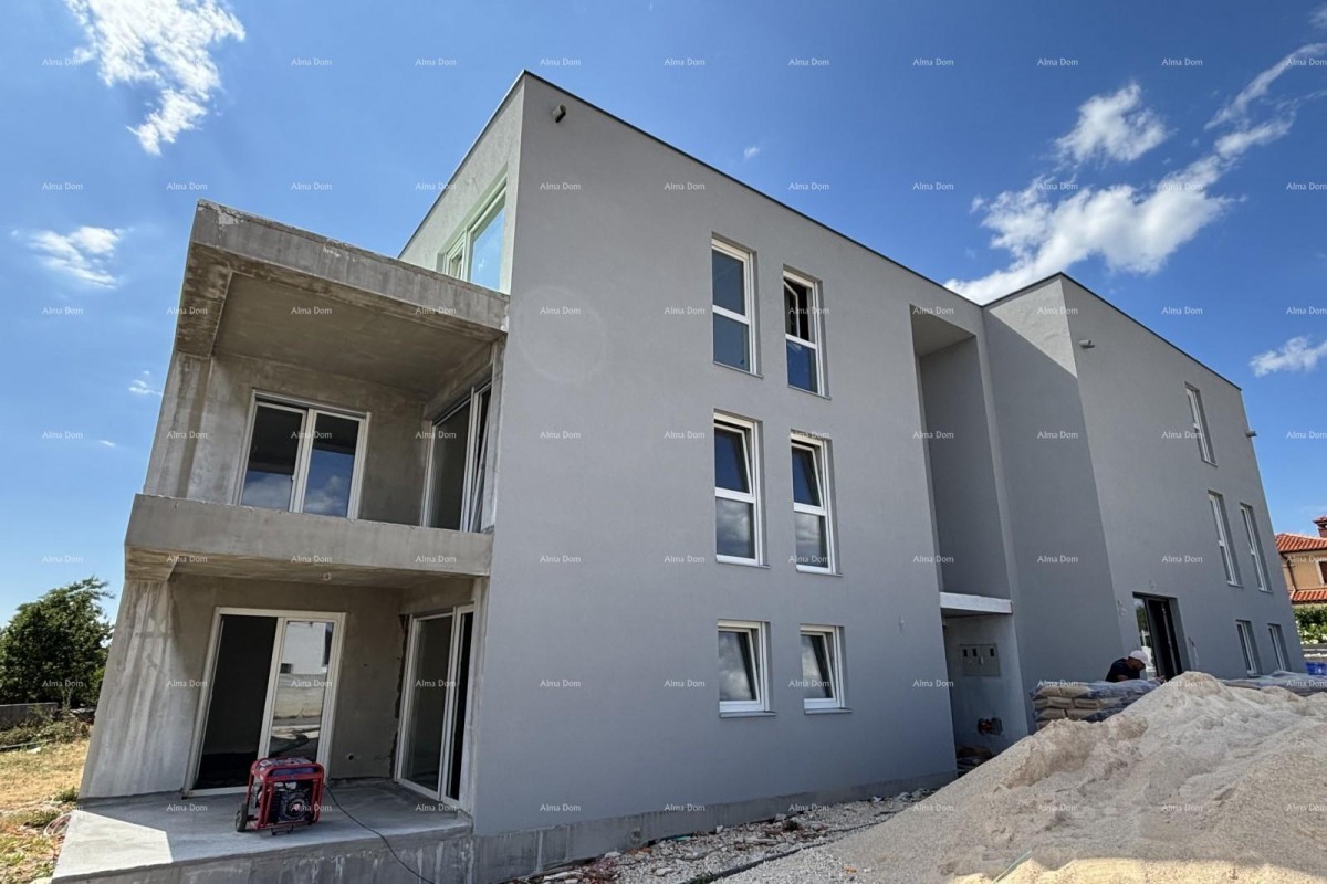 Štirisobno stanovanje S5 v 2. nadstropju novogradnje v Kanfanarju 1