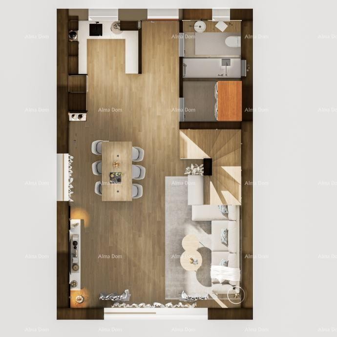 УМАГ – СТАН 105 м² С ВЕРАНДОЙ, ТЕРАСОЙ, ВИДОМ НА МОРЕ 16