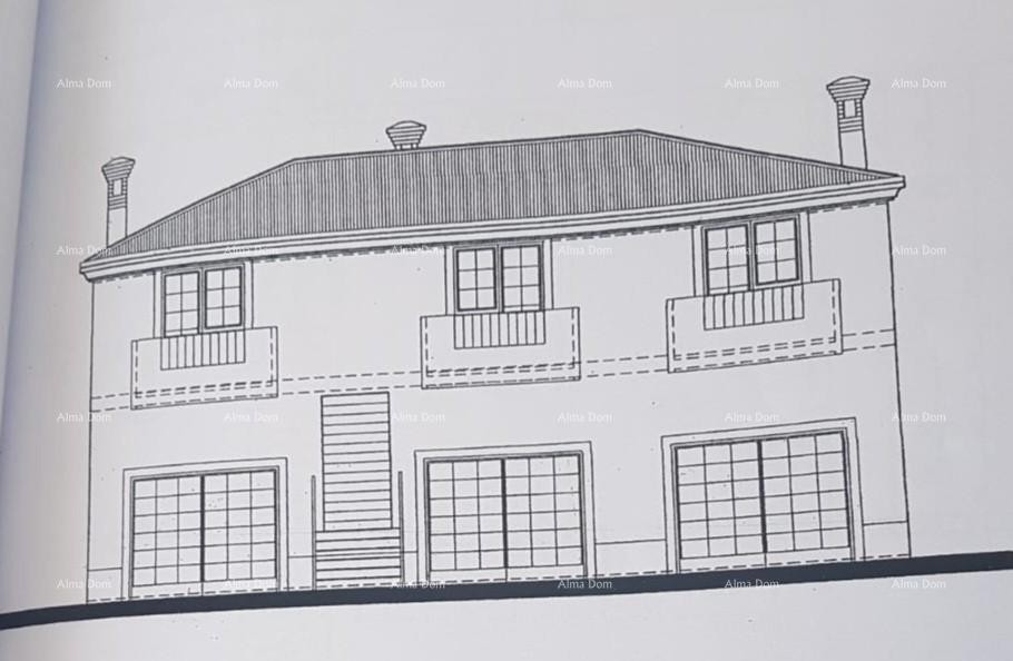 Umago. Una bella casa con sei appartamenti. 15