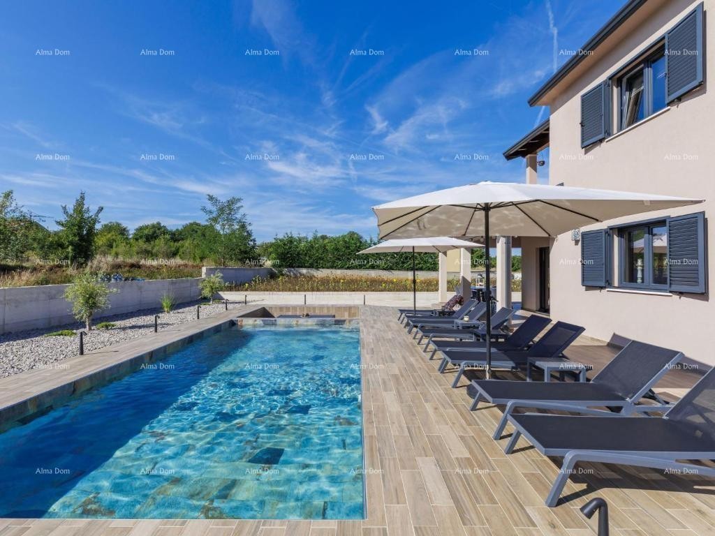 For sale: Luxury villa with a pool in a green oasis near Labin. 1