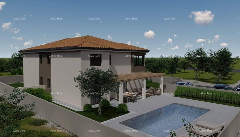 Two modern villas with pool and sauna under construction – Istria 7