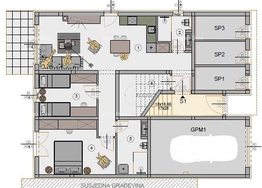 Nuovo progetto residenziale in ottima posizione; Pula! S1, Z6 7