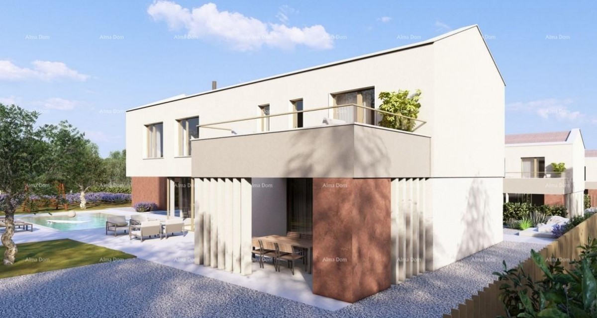 Prodaja samostojećih vila s bazenom u luksuznom, stambenom projektu, Labin! Vila E 3