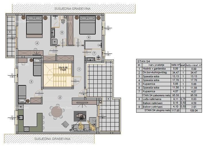 Novi stanovanjski projekt na odlični lokaciji; Pula! S4, Z5 7