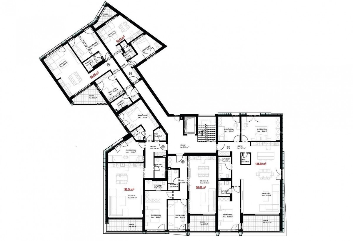 UMAG - New Apartment for Sale, Sea View 100 m / S5a 9