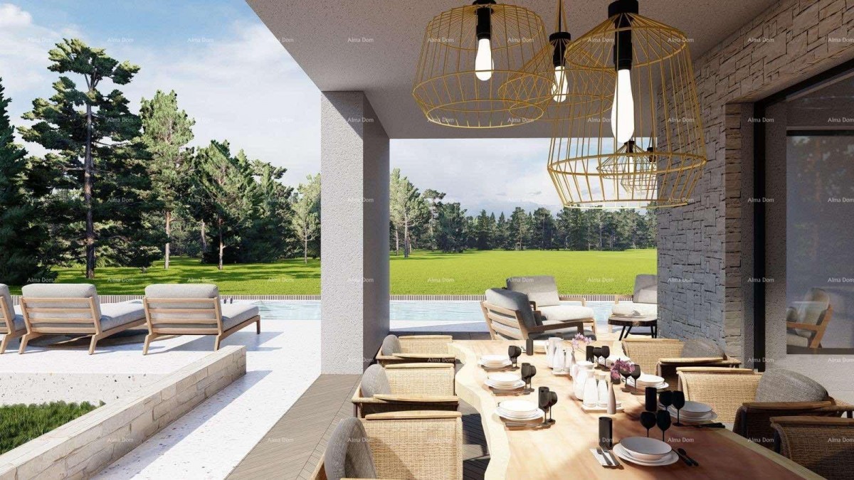 Tinjan – Gradbena parcela 1.152 m² z dovoljenjem in projektom za hišo s bazenom 7