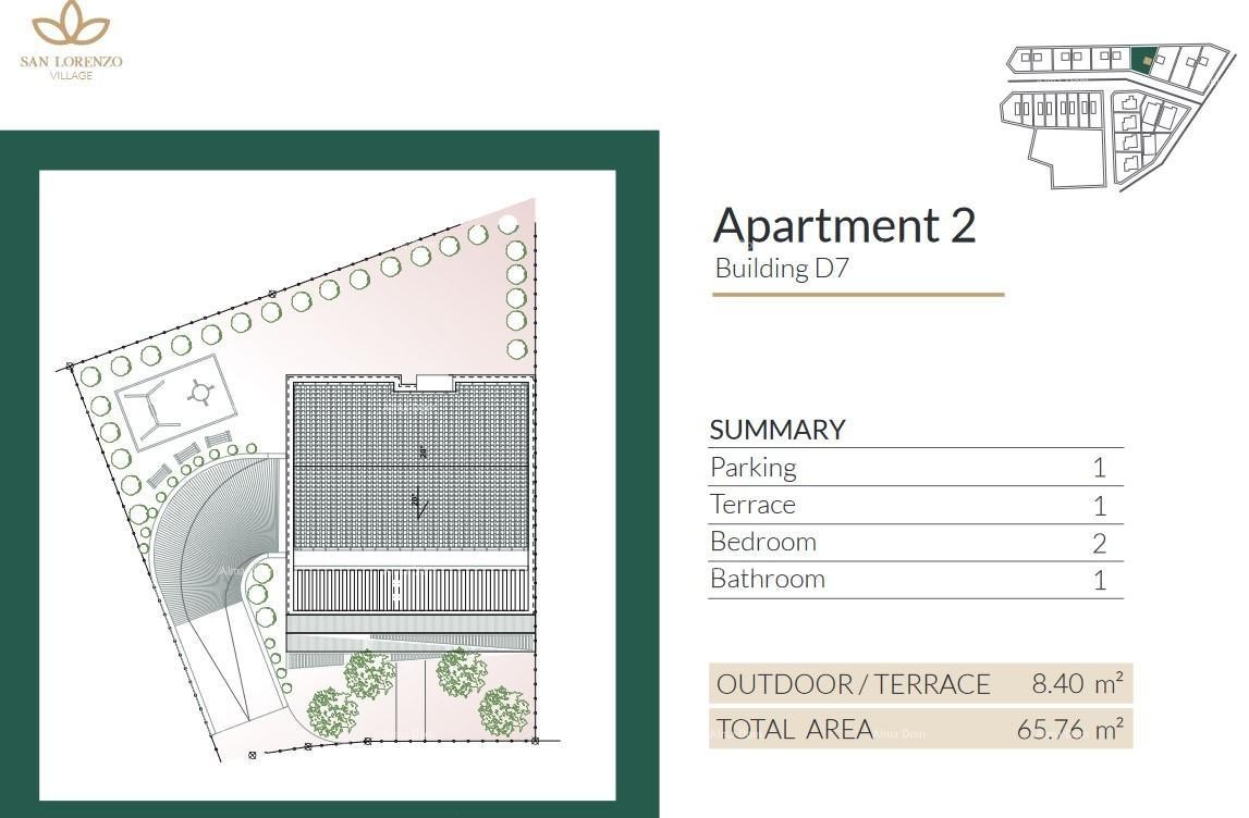 Vendita di appartamenti moderni in una meravigliosa zona residenziale, Umago A2-D7 8