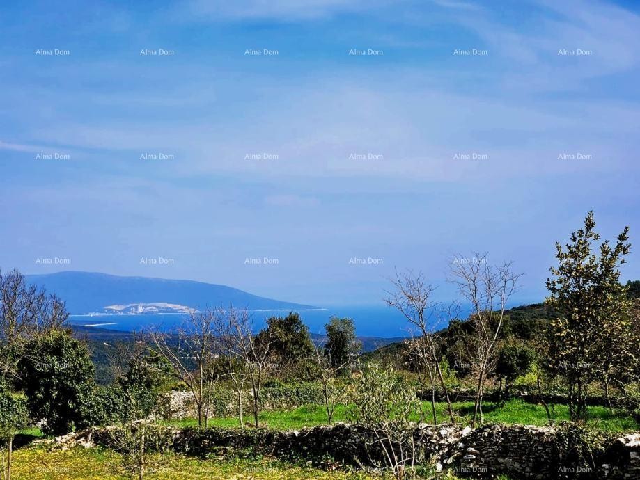 Prodamo atraktivno zemljišče s pogledom na morje in projektom, Kavran 2