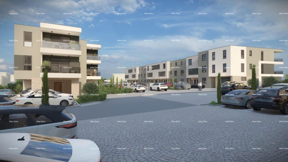 Prodaja! Stan v novogradnji s 3 spalnice in dvema parkirnima mestoma, Pula, Valdebek! Z21-S4 5