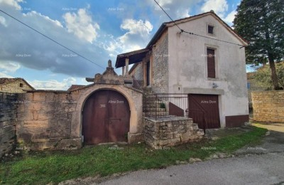 Two old stone houses, Tinjan.