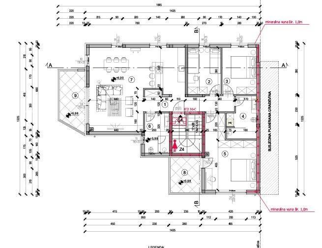Prodaja! Stan v novogradnji s 3 spalnice in dvema parkirnima mestoma, Pula, Valdebek! Z21-S4 12