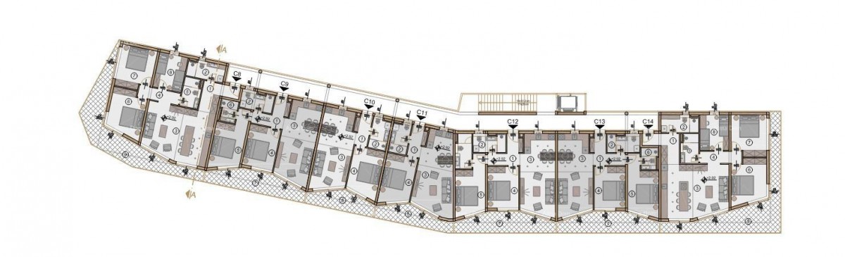 Prodaja modernih stanova u ekskluzivnoj zgradi sa pogledom na Marinu, Pula! 11