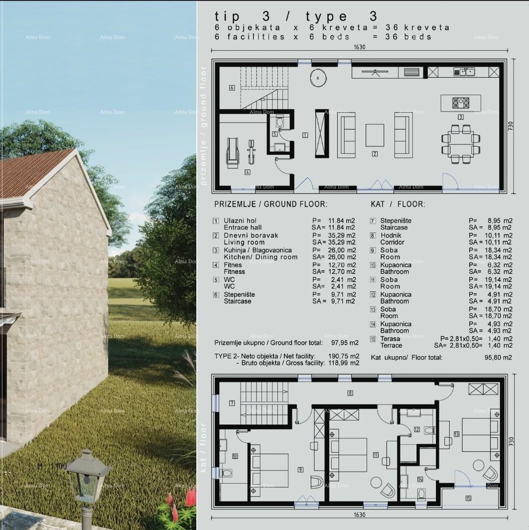 Эксклюзивный земельный участок, туристический поселок - Истрия, Бале, Воднян 11