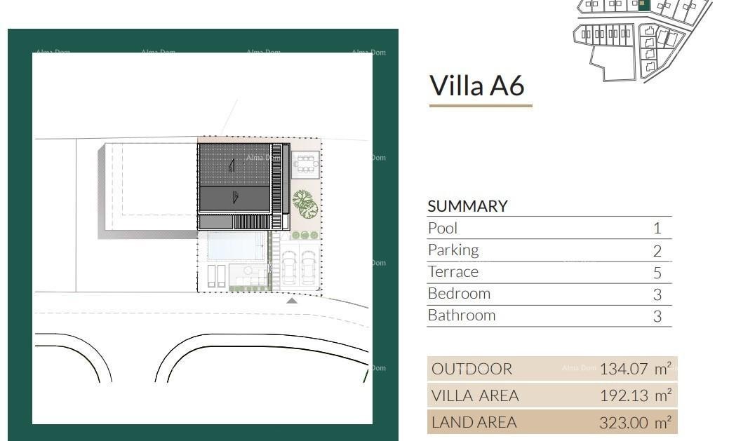 Продажа современных вилл в красивом жилом районе Умага 13
