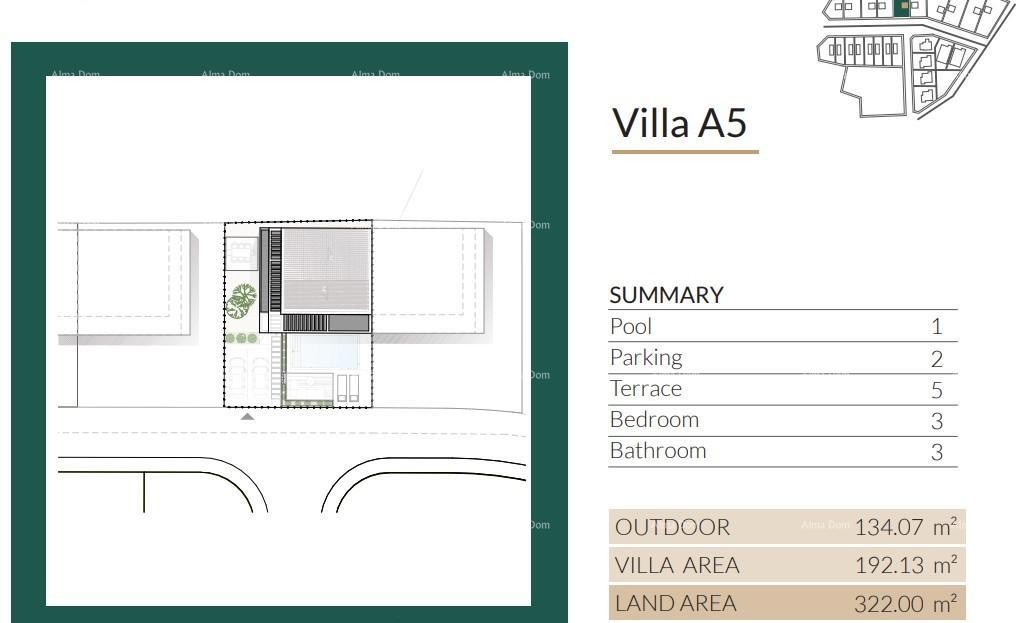 Продажа современных вилл в красивом жилом районе Умага 15