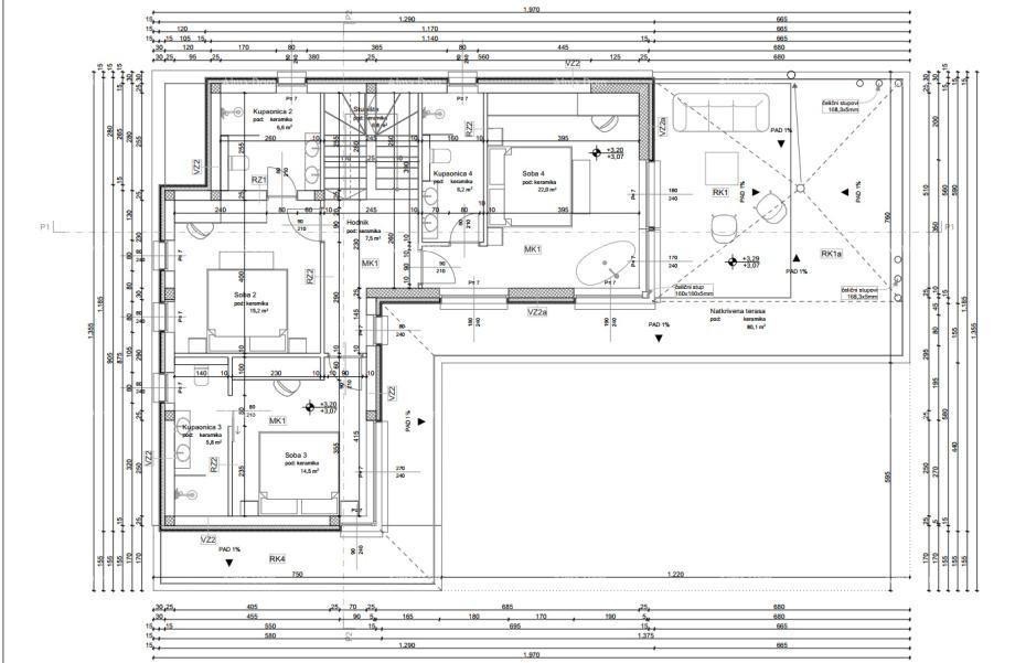 Kaštelir – moderna vila s bazenom in pogledom na morje 10